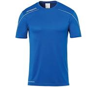 uhlsport Stream 22 Maillot Mixte Enfant, Bleu Azur/Blanc, 8-9 Ans