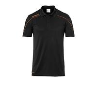 uhlsport Stream 22 Polo Shirt Homme, Noir/Orange (Black/Fluo Orange), M