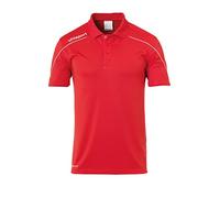 uhlsport Stream 22 Polo Shirt Homme, Rouge/Blanc, S