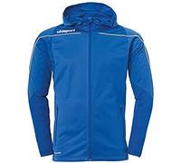 uhlsport Stream 22 Track Hood Jacke Veste Enfant, Bleu Azur/Blanc, 8-9 Ans