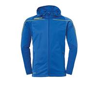 uhlsport Stream 22 Track Hood Jacke Veste Enfant, Bleu Azur/Jaune, 164 cm