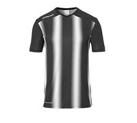 uhlsport Stripe 2.0 Kurzarm Maillot Homme, Schwarz/Weiß, XXL