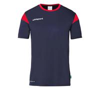 uhlsport Squad 27 Maillot de Football à Manches Courtes T-Shirt de Sport pour Enfants et Adultes - Unisexe - Maillot de Football Respirant