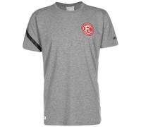 UHLSPORT T-Shirt fonctionnel 'Fortuna Düsseldorf Essential Pro' gris chiné / rouge / noir / blanc, Taille S
