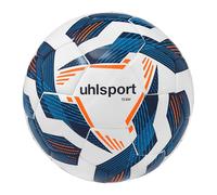 uhlsport Team Football Jeunes et Adultes, Blanc/Marine/Fluo Orange, 5