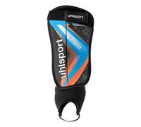 Uhlsport Protège-tibias Flex Plate – Ultra léger, protection cheville, anti-chocs – Noir S Homme