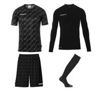 Uhlsport Ensemble gardien Progressive manches longues Noir Homme XL