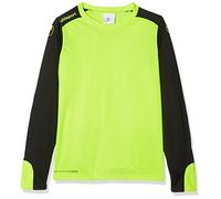 UHLSPORT - TOWER GOALKEEPER SHIRT LS - Maillot de Gardien Football - Manches longues - Technologie Smartbreathe - jaune fluo/noir,128 cm
