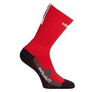 Uhlsport Tube It Chaussettes Mixte Enfant, Rouge/Blanc, FR : 33-36 (Taille Fabricant : 33-36)