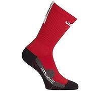 Uhlsport Tube It Chaussettes Mixte Adulte, Rouge/Blanc, FR : 37-40 (Taille Fabricant : 37-40)