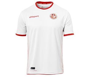 Uhlsport Tunisie Maillot Accueil WM 2018 Homme Tunisie Accueil Maillot Homme Blanc/Rouge FR : XL (Taille Fabricant : XL)