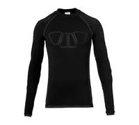Uhlsport Bionikframe Black Edition Long Sleeve Base Layer Noir 164 cm Garçon