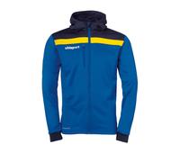 UHLSPORT Veste de sport 'Offense 23' bleu / bleu foncé / jaune / blanc, Taille 152