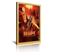 UHMVVT Hellboy Crooked Man Poster rétro encadré décoratif et art imprimé moderne pour chambre à coucher 20 x 30 cm