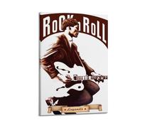 UHMVVT Poster de guitariste Chuck Berry Poster20 - Peinture murale décorative sur toile - Décoration murale moderne pour chambre à coucher - 50 x 75 cm
