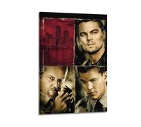 UHMVVT Poster décoratif sur toile avec personnages du film The Departed - Décoration murale moderne pour chambre à coucher - 30 x 45 cm