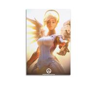 UHMVVT Poster Game Overwatch 1 - Peinture murale décorative sur toile - Décoration murale moderne pour chambre à coucher - 30 x 45 cm