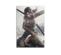 UHMVVT Poster Game Tomb Raider décoratif sur toile murale et image d'art moderne pour chambre à coucher 50 x 75 cm
