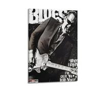 UHMVVT Poster guitariste Joe Bonamassa 11 - Peinture murale décorative sur toile - Décoration murale moderne pour chambre à coucher - 30 x 45 cm