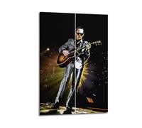 UHMVVT Poster guitariste Joe Bonamassa 13 - Peinture murale décorative sur toile - Décoration murale moderne pour chambre à coucher - 50 x 75 cm
