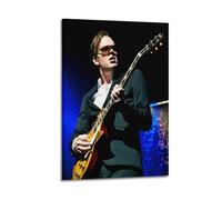UHMVVT Poster guitariste Joe Bonamassa 6 - Impression sur toile murale - Décoration murale moderne pour chambre à coucher - 60 x 90 cm