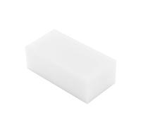 UHMW Bloc taraudeuse rectangulaire en polyéthylène de poids moléculaire ultra élevé pour usinage, projets de bricolage (5,1 x 7,6 x 15,2 cm), blanc