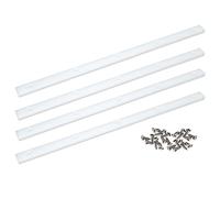 UHMW - Traîneau en plastique pour scie à table de 1,9 x 0,9 x 43,2 cm avec trous pré-percés et vis, idéal pour le travail du bois, les fentes à onglet, la table de toupie et les scies à ruban (4