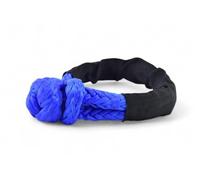 UHMWPE Manille souple de 12 mm en polyéthylène à poids moléculaire ultra élevé, manille en corde synthétique robuste pour remorquage, récupération, tout-terrain, 4 x 4, voile, VTT (bleu)