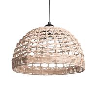 Uhngw Abat-jour Lampe Suspendu en Rotin Tissé - Abat-jour Creux Carcasse à Suspendre, Abat-jour Tissé à la Main, Abat-jour Élégant Cache Ampoule à Suspendre, Abat-jour pour Îlot de Cuisine