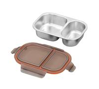 Uhngw Boîte À Lunch, Acier Étanche À Compartiments, Récipients De Stockage Alimentaire 800 ml, Pour Maison École Pique-Nique Extérieur Famille Travail Voyage Quotidien