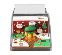 Uhngw Calendrier Horloge,Organiseur Bloc-notes - Calendrier Arrachable 3D Noël Avec Couverture,pour Horaire Planification Quotidienne Suivi des Tâches Bureau Salle de Classe Cuisine