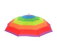 Uhngw Chapeau Parapluie,Protection Soleil Et Pluie | Protection UV Réglable Pliable avec Bande Élastique pour Adultes Femmes Hommes Plage Randonnée Pêche Camping Jardin Golf