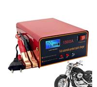 Uhngw Chargeur de Batterie Automobile, Chargeur d'entretien Intelligent pour Batterie Auto, Mainteneur De Compresseur Portatif À Charge Rapide pour Tondeuse À Gazon Camping Car Camion Tracteur
