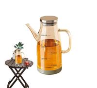 Uhngw Distributeur D'huile De Cuisson Pour Cuisine | Distributeur d'Huile en Verre à Large Ouverture - Verseur Étanche Pour Pâtisserie | pour Cuisine Maison Cuisson Pâtisserie Vinaigre Sauce Soja