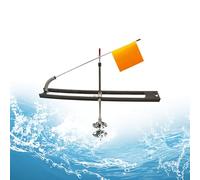 Uhngw Drapeau de Signalisation pour Pêche sur Glace - Équipement De Pêche Portable pour Pêcheur - Canne à sur Glace équipée d'un Drapeau - pour Les Femmes, Les Hommes, Les Pères et Les Maris