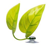 Uhngw Feuilles de Poisson Betta - Feuilles de Poisson Betta Bed pour Petit Aquarium, Feuilles de Poisson, Vives montées sur Ventouse, décoration d'aquarium, pour Plie, Poisson-, Guppy