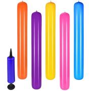 Uhngw Frites Gonflables pour Piscine,Lot de 5 Frites de Natation - Flotteur Portable Bâton Gonflable Jeu d'eau Extérieur pour Plage Voyage