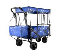 Uhngw Housse de pluie pour chariots de poussette, housse de pluie pour chariots pliables | Housse de protection contre la pluie et le vent pour chariots - Housse de pluie pour chariot Portable, housse