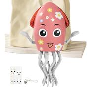 Uhngw Jouet Poulpe Dansant - Peluche Électrique Dansante - Robot Gesticulant Interactif avec Lumière et Musique Jeu Éducatif pour Maison École Maternelle Cadeau Filles Garçons