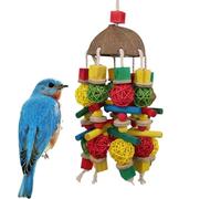 Uhngw Jouets à Mâcher pour Oiseaux - Résistant à l'usure et Sécurisé pour Animaux de Compagnie | Jouets à Mâcher pour Perroquets Gris d'Afrique,pour Les Aras, Les Perruches, Les Conures, Les