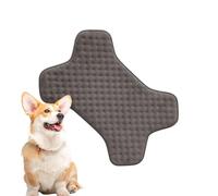 Uhngw Lit de Chien Indestructible, Pad Kennel de Chien | Mattress de Chiot Lavable en Machine Forme d'os Mignonne - Pad DOIR SECHNOT-RÉSISTANT