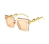 Uhngw Lunettes de soleil rétro | Lunettes de soleil pour camping, plein air, protection UV, lunettes de soleil portables pour la pêche, la conduite, le cyclisme, nuances élégantes, Cadre à thé