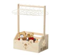 Uhngw Organisateur Baby Shower Placard | Panier de Rangement en Bois pour Cadeau de Naissance - Installation Facile Pour Salle De Bain Chambre Appartement Entreprise Ou Pouponnière