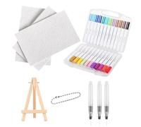 Uhngw Peinture 3D Gonflante - Peinture Gonflante 3D | Set de 12 Couleurs avec Outils pour Activités Créatives Famille Anniversaire Amis Cadeau