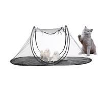 Uhngw Pet PLAYPEN pour Les Cats, Play PLAYPEN DE Cat Outdoor - Playpp de Jeu Exercice Pliable Respirant pour Les Chats | Caisse de Tente de chenil pour Chien, caisses de Chaton de Chien Portable pour