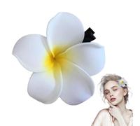 Uhngw Pince à cheveux fleur de, pinces à cheveux pour femmes,Pince à cheveux frangipanier mignonne - Barrettes antidérapantes à forte tenue, jolie épingle à cheveux en fleur