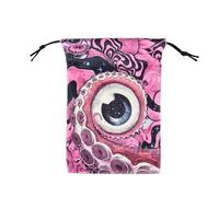 Uhngw Pochette Tarot | Pochette Rangement Tarot Et Porte-Dés | Accessoires Divination Organisateur pour Bijoux Cristaux Dés Bibelots | Jeu Débutants Adultes Passionnés Divination