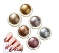 Uhngw Poudre de paillettes à ongles, kit de poudre à ongles chromé - Paillettes Femmes Fingernail Pigment | Poudre de peinture à ongles chatoyante pour le festival, les rencontres, le maquillage,
