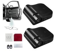 Uhngw Projecteur Lumière De Pour Portière Voiture | Projecteur de Porte de Voiture en Forme d'Aile 2 Pièces - Lampes Ambiance Éclairage Sol Automatique Accessoires Pour Famille Amis Hommes Femmes