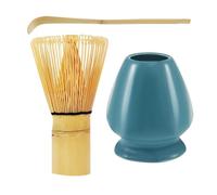 Uhngw Service à thé Matcha, kit de thé Matcha - Fouet à thé Matcha - Fouet à matcha, cuillère et support de fouet à matcha, kit de matcha japonais pour la cérémonie du thé matcha